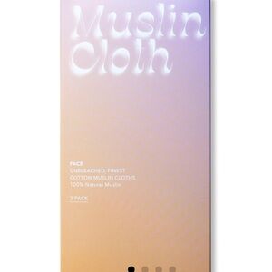 HBFit White Muslin Cloth - 3-Pack